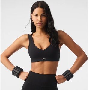Airlift Ribbed Jump Start V-Neck Bra size S